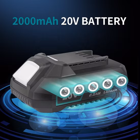 Kit combinati di utensili elettrici a batteria Liangye Avvitatore a percussione elettrico senza fili da 18 V e trapano a percussione